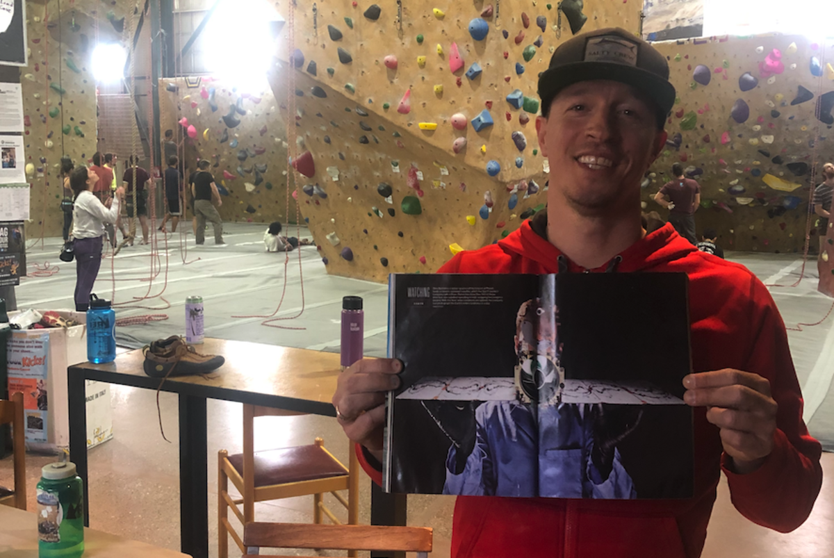 Forest showing his work in Nat Geo