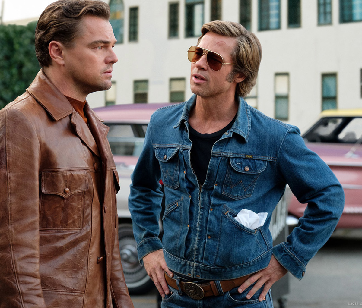 Leonardo DiCaprio and Brad Pitt in "Once Upon a Time ... in Hollywood"