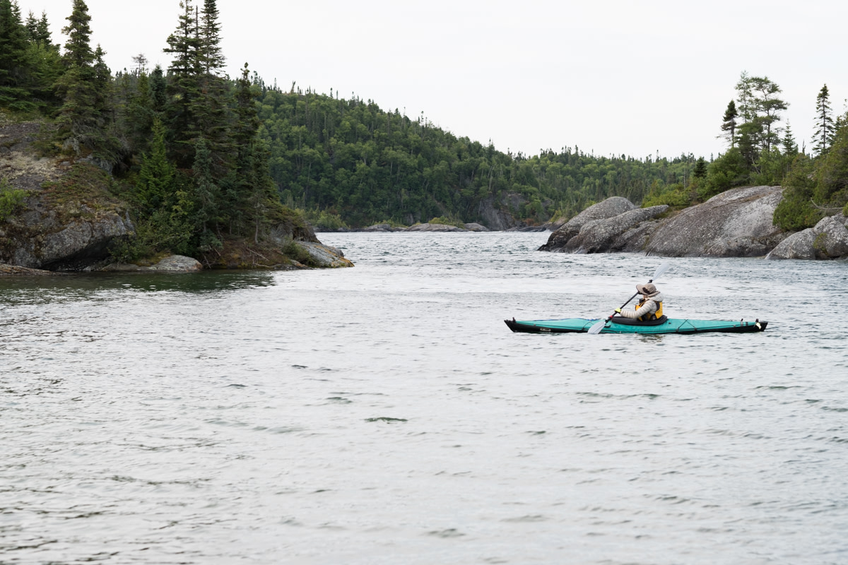 kayaker in Canada