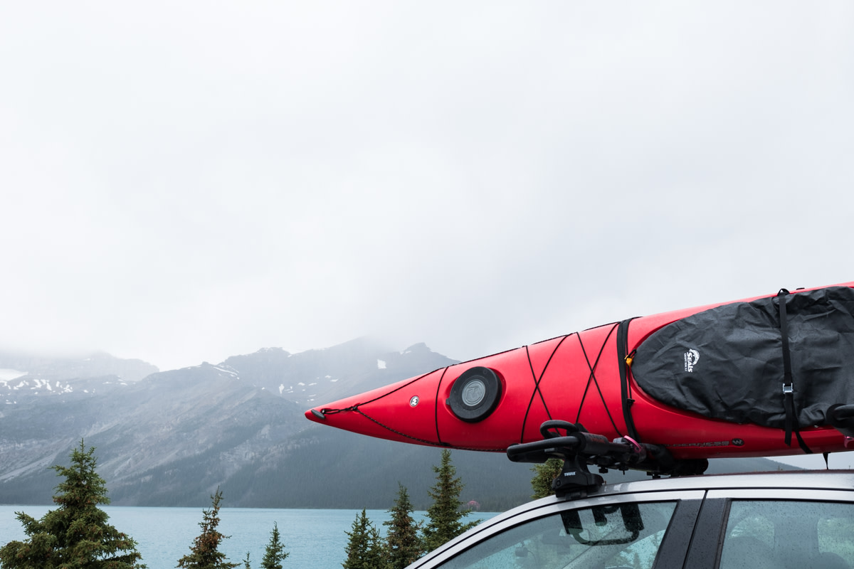 Kayak in Jasper National Park