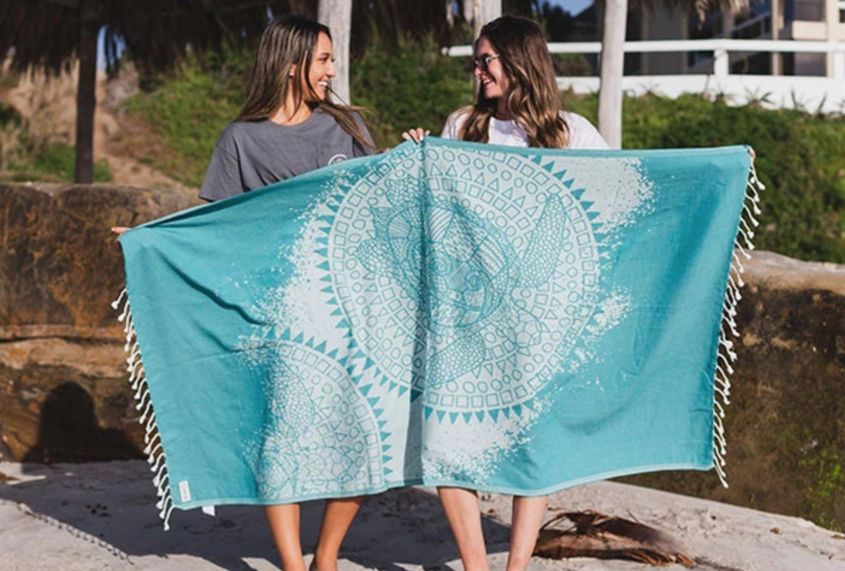 Sand Cloud Sea Foam Towel