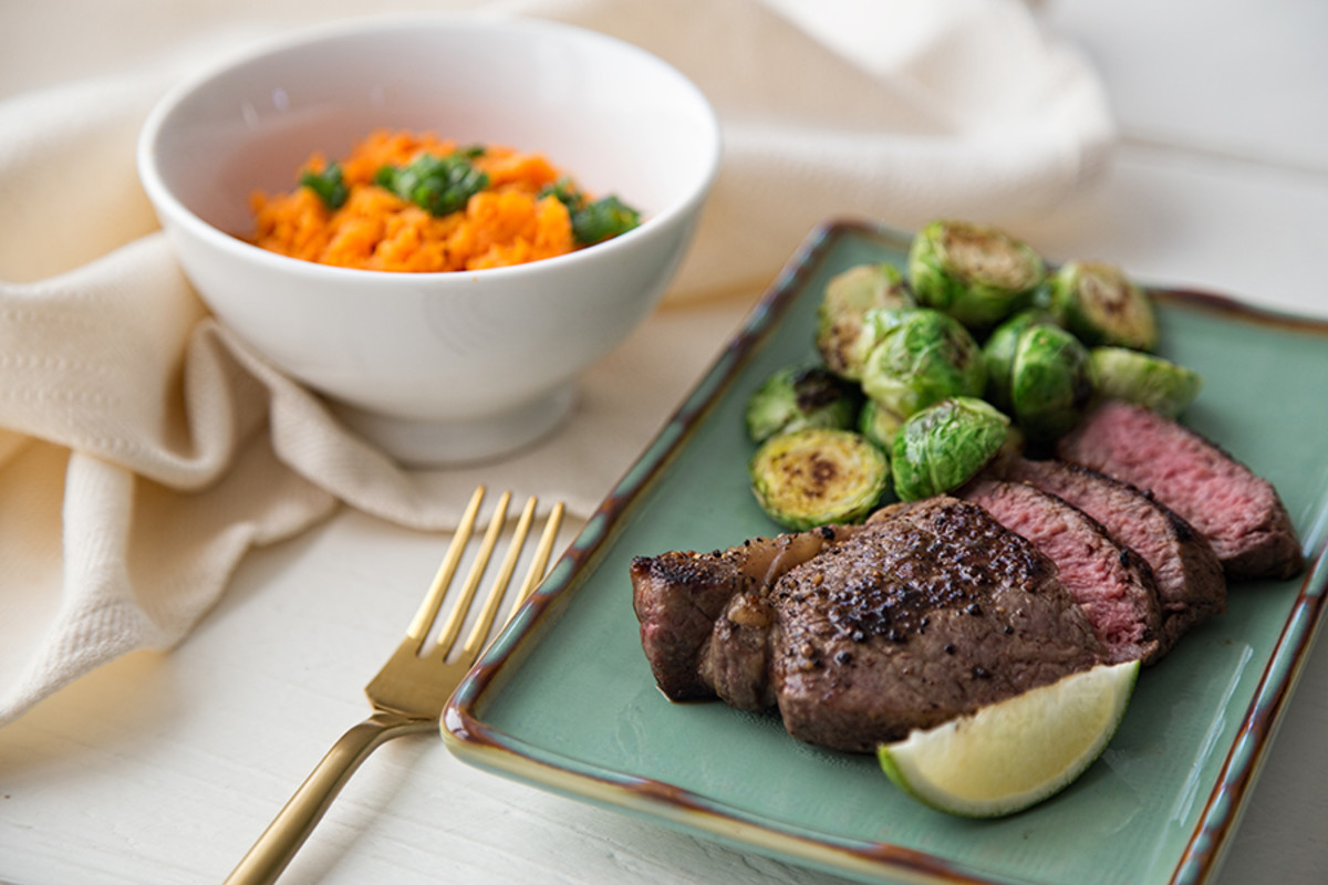 Steak and Brussels Sprouts
