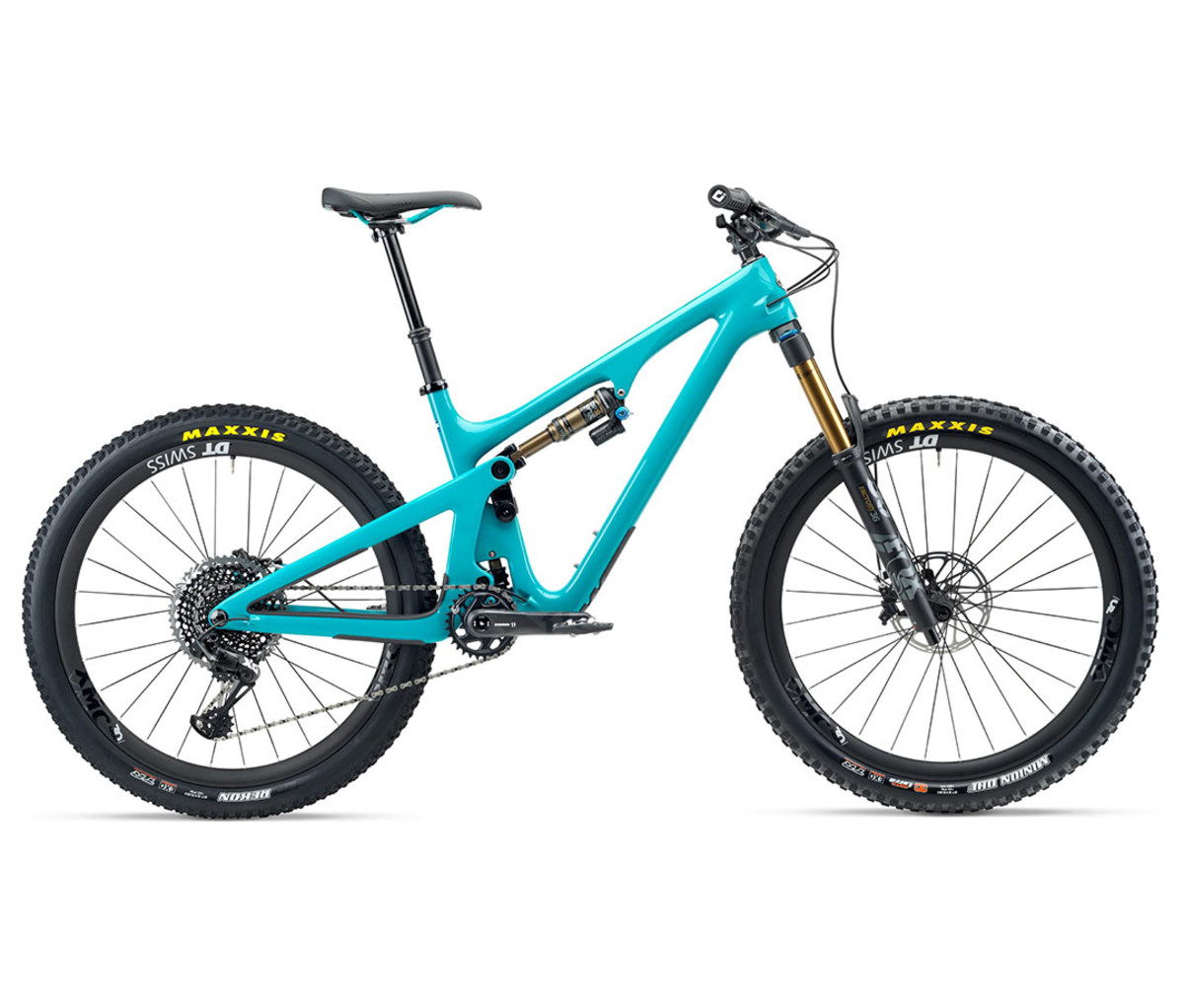 The Yeti SB140, in turquoise