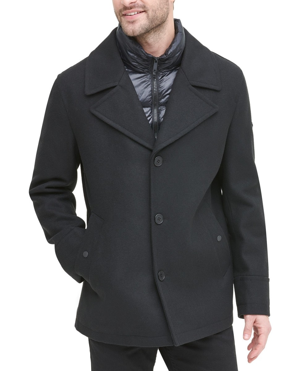 DKNY Men's Stadium Shorty Peacoat