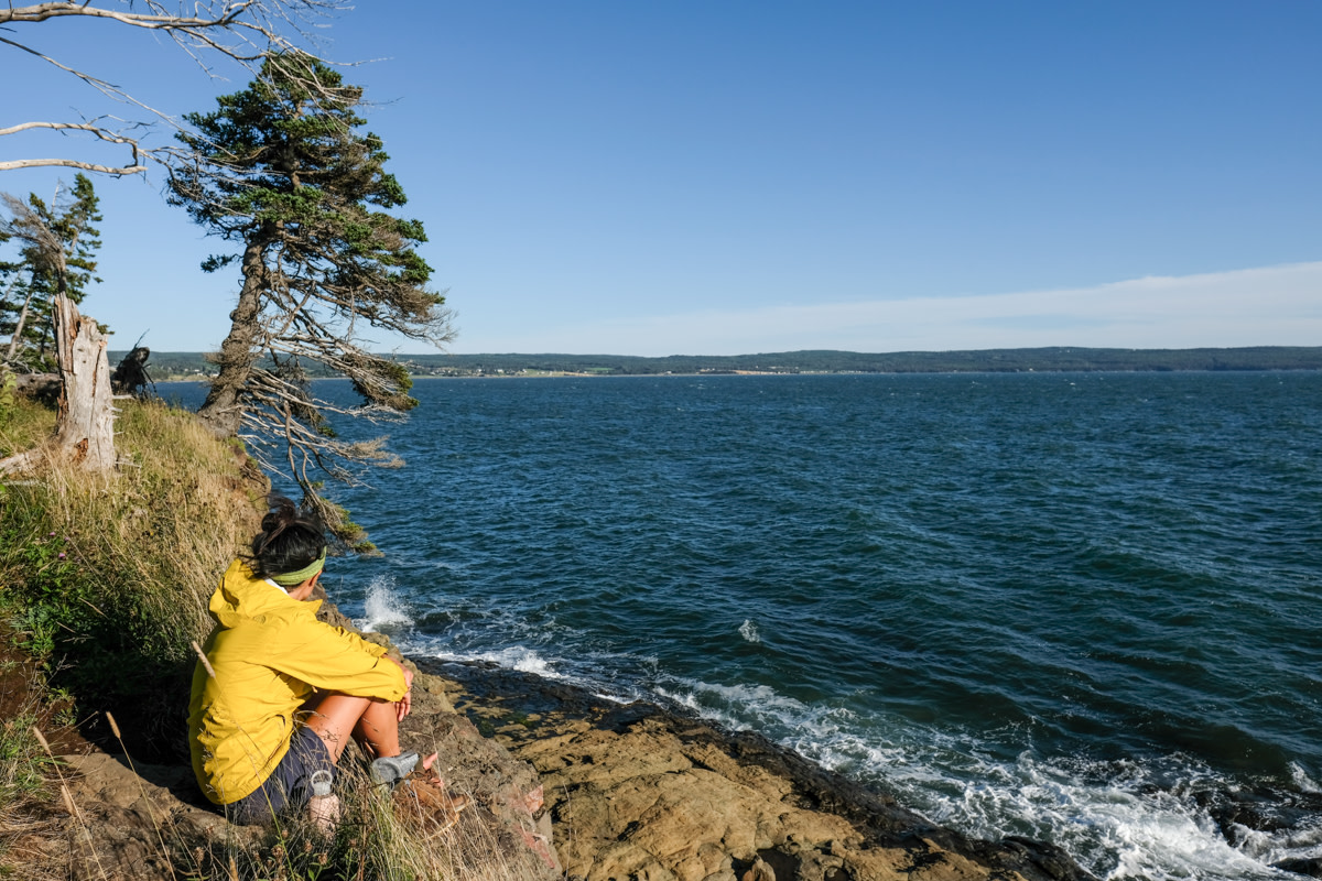 hiker in Nova Scotia