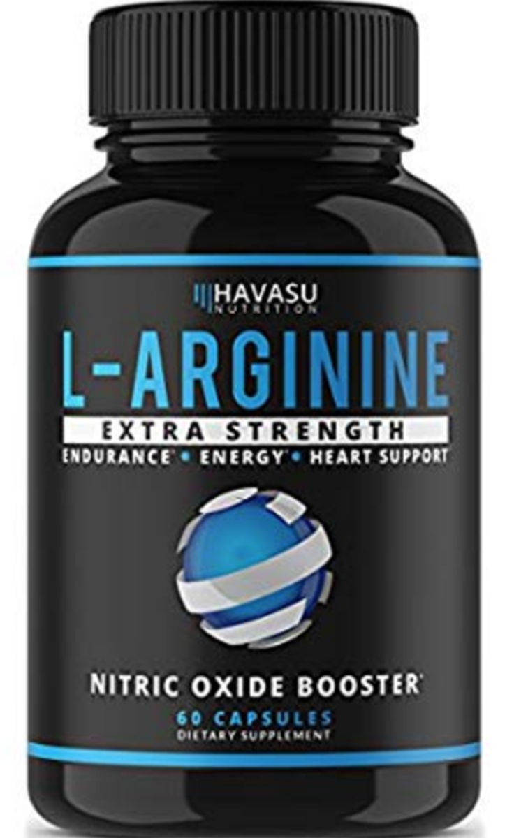 Havasu Nutrition Extra Strength L Arginine 1200mg Nitric Oxide Supplement