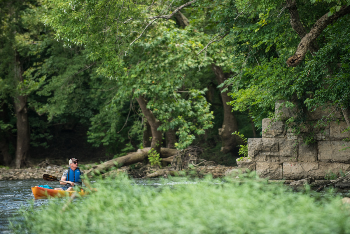 James River and Kanawha Canal ruins