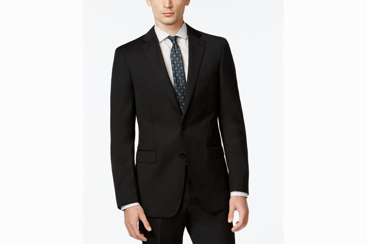 macy's calvin klein suit jacket