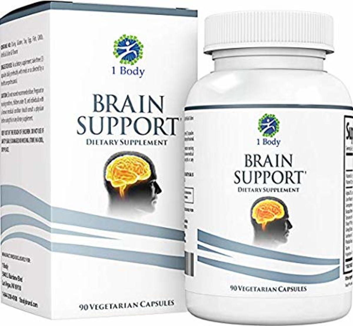 Nootropics Brain Support Dietary Supplement