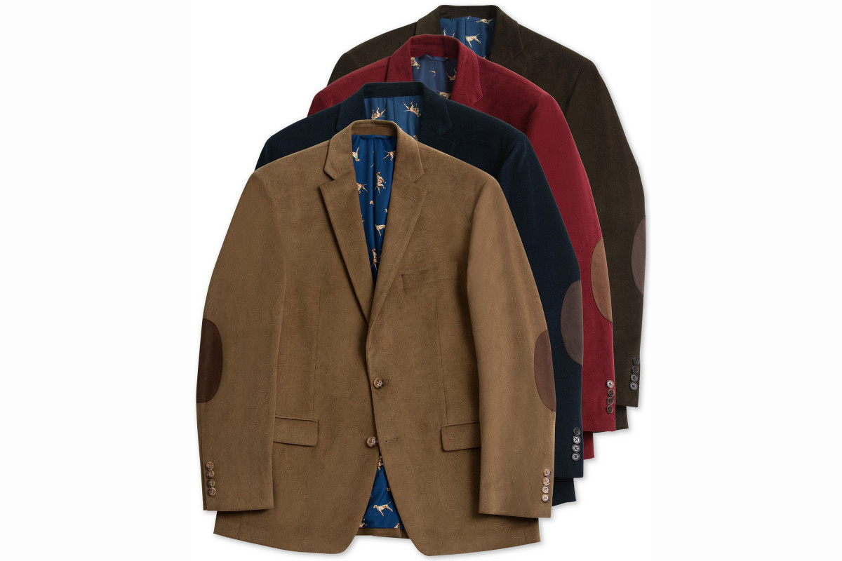 macy's ralph lauren corduroy blazer