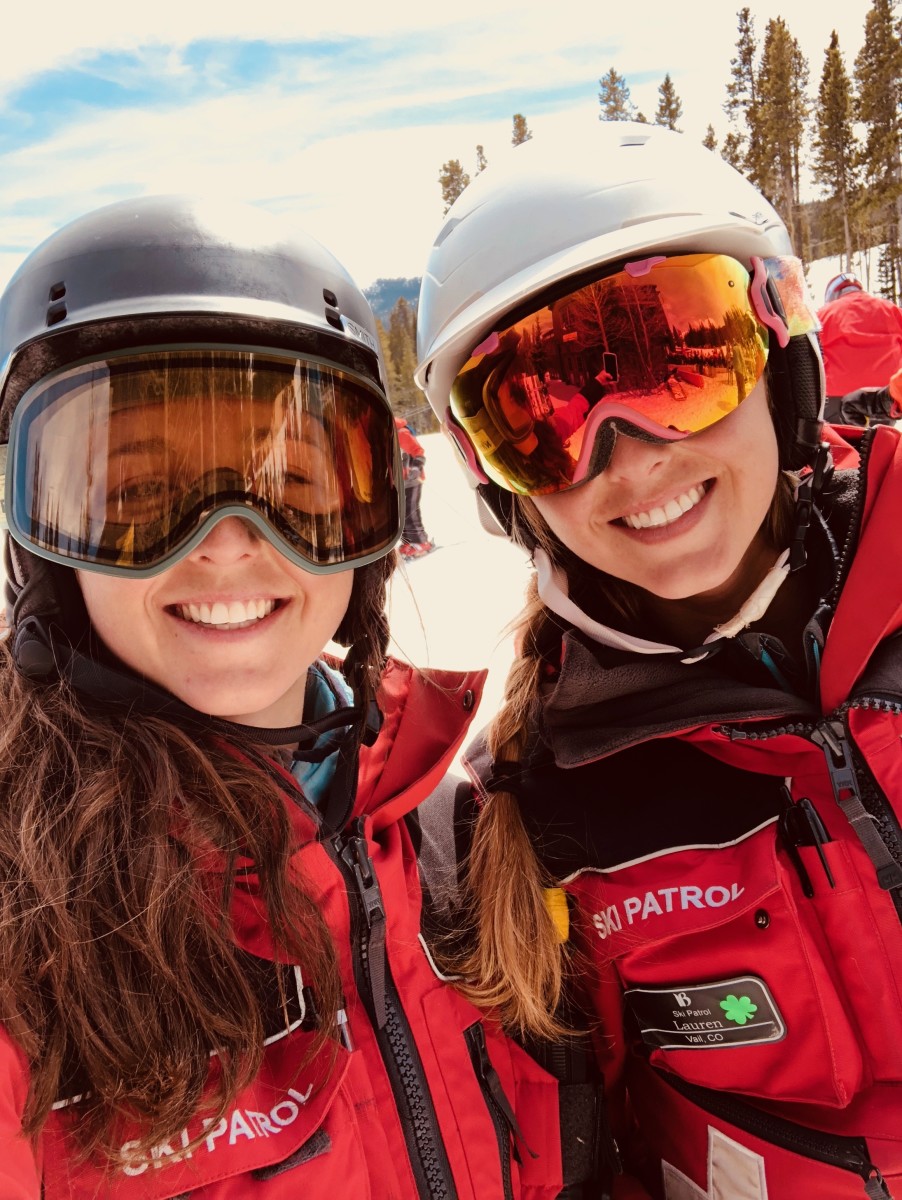working ski patrol
