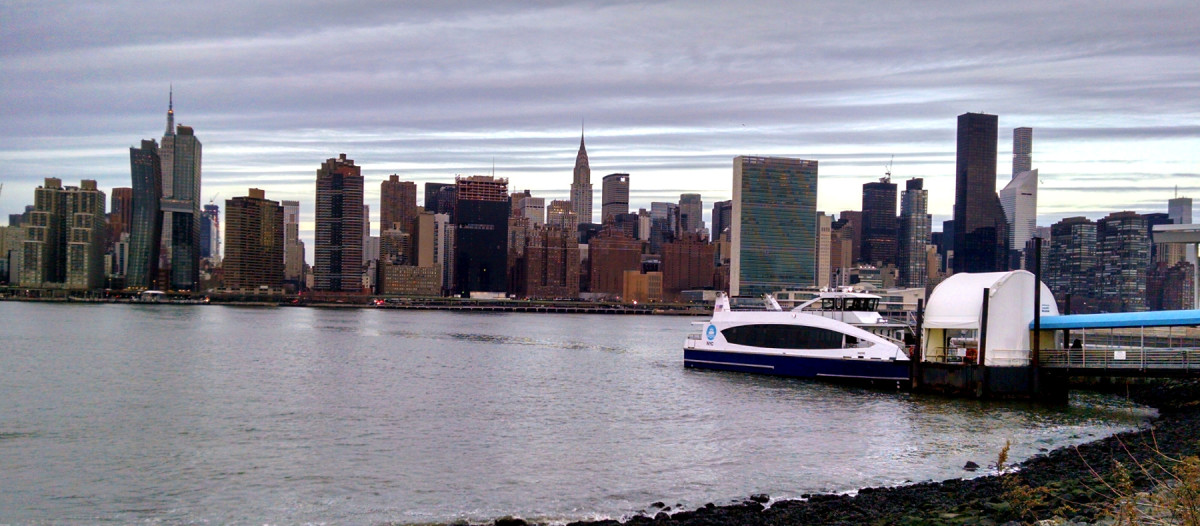 NYC Ferry on the East River