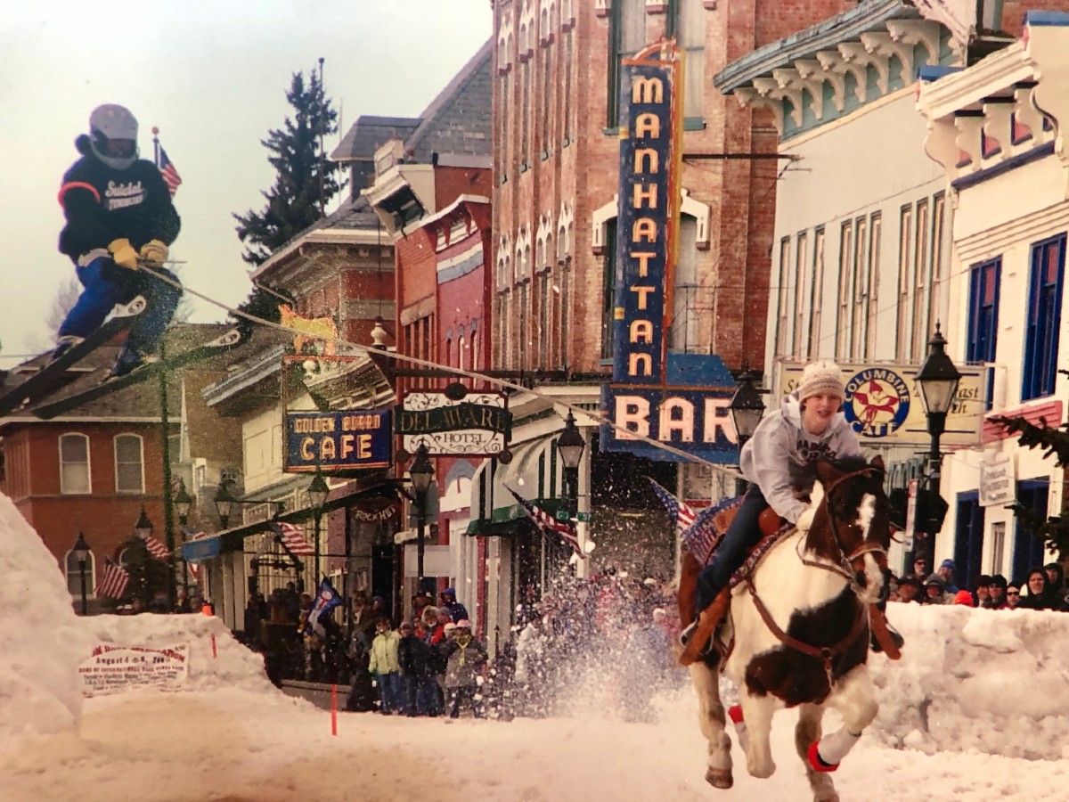 Skijoring in Colorado
