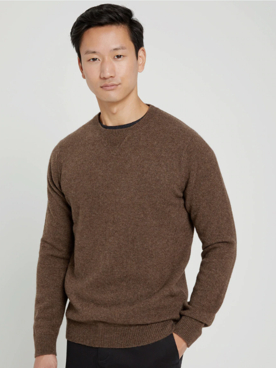 yak wool crewneck