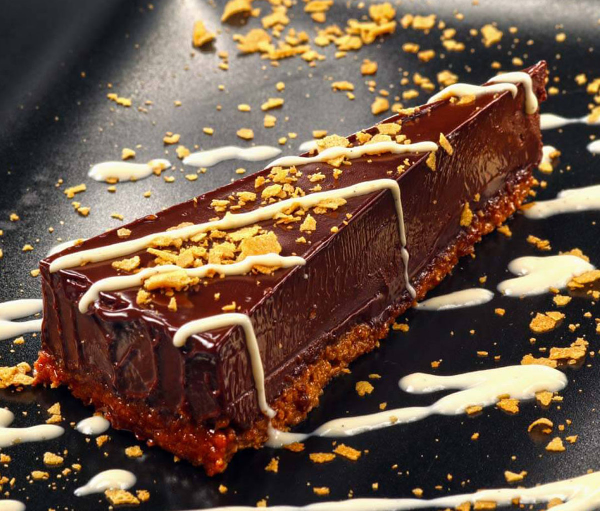 Chocolate cake from Papadakis in Athens