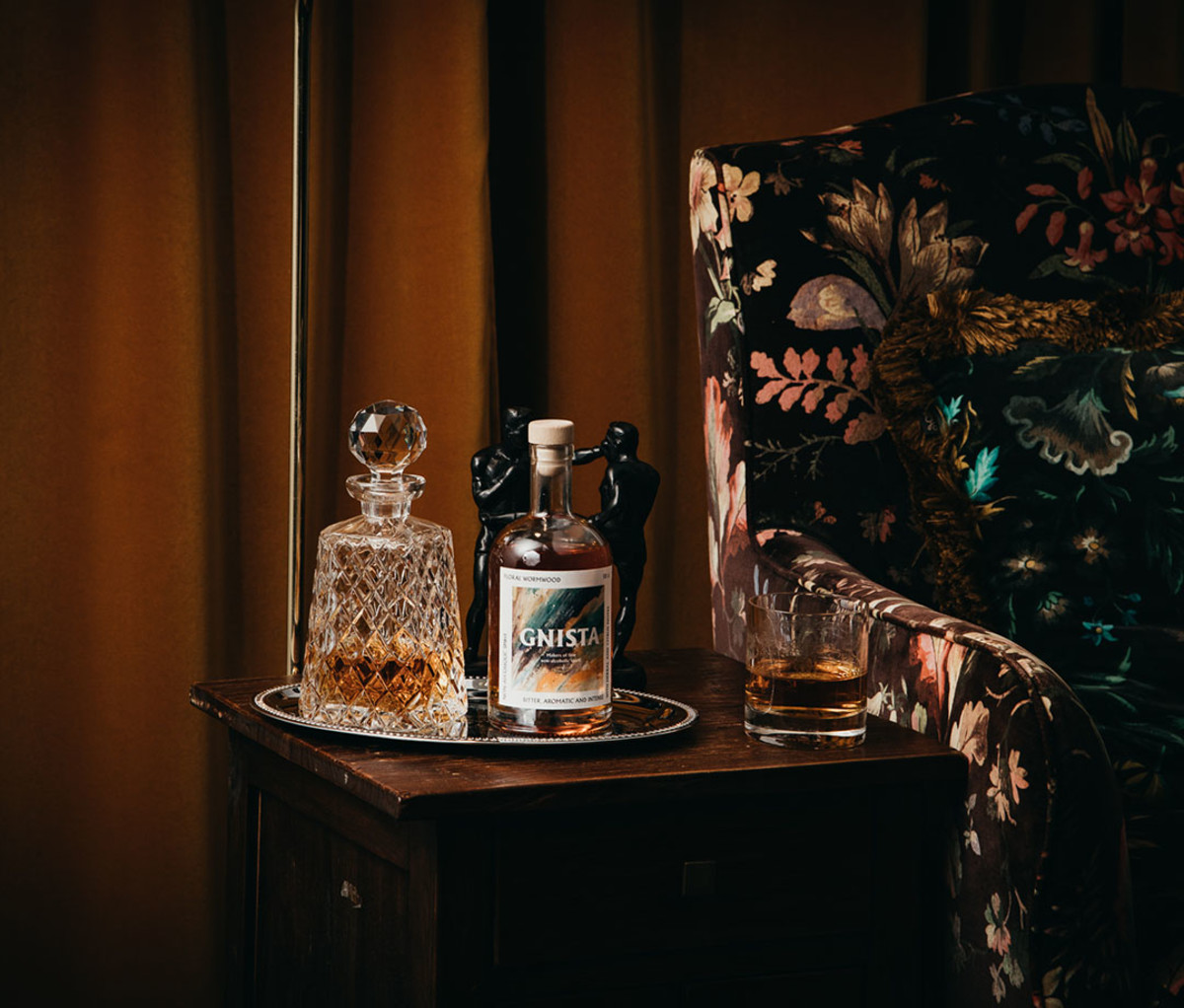 The nonalcoholic Gnista spirit. The company is gearing up to launch in the U.S. and debut its second product.