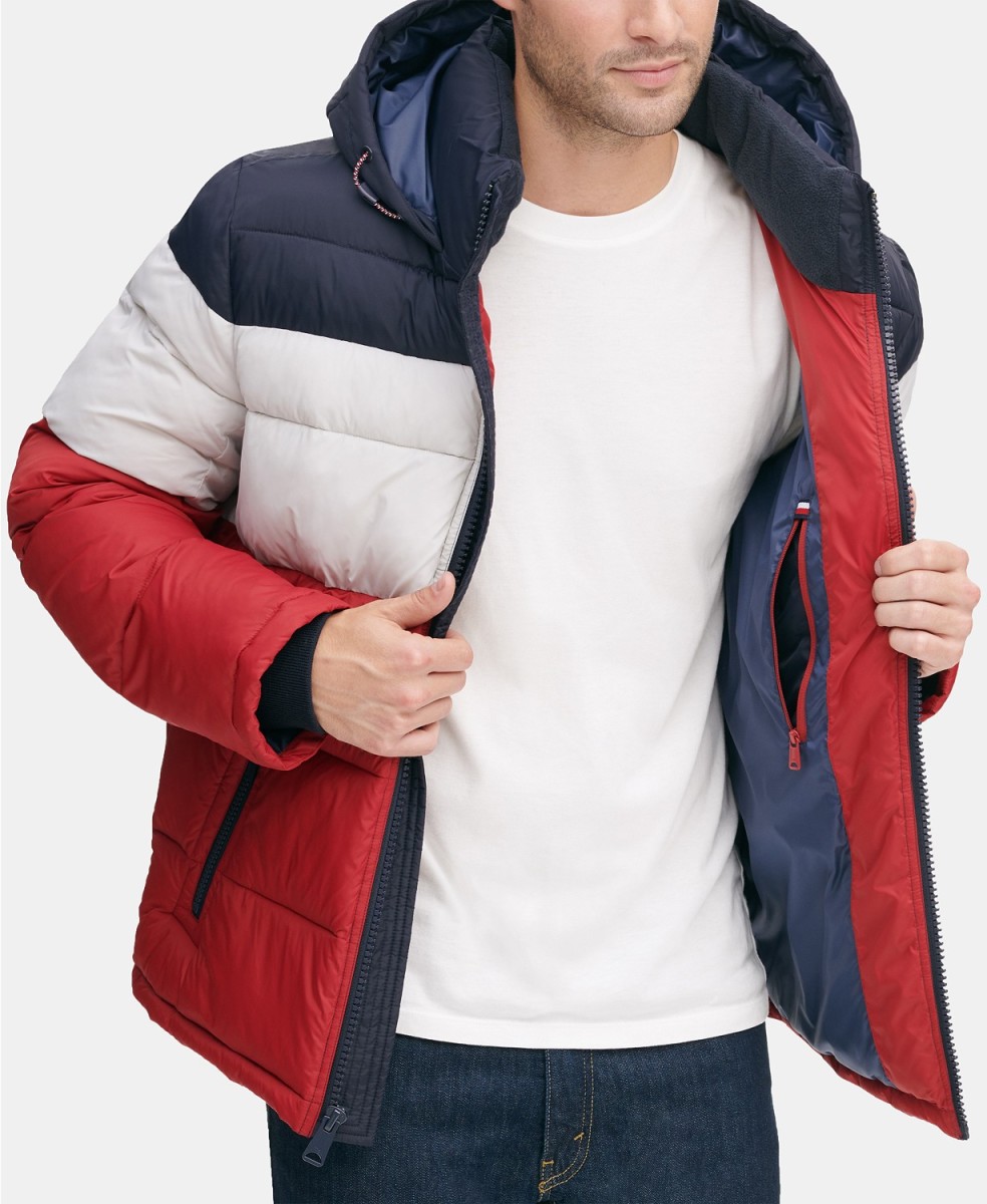 tommy hilfiger puffer jacket macys
