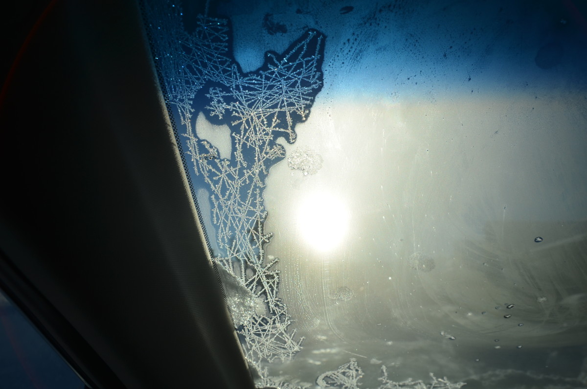 Icy windows