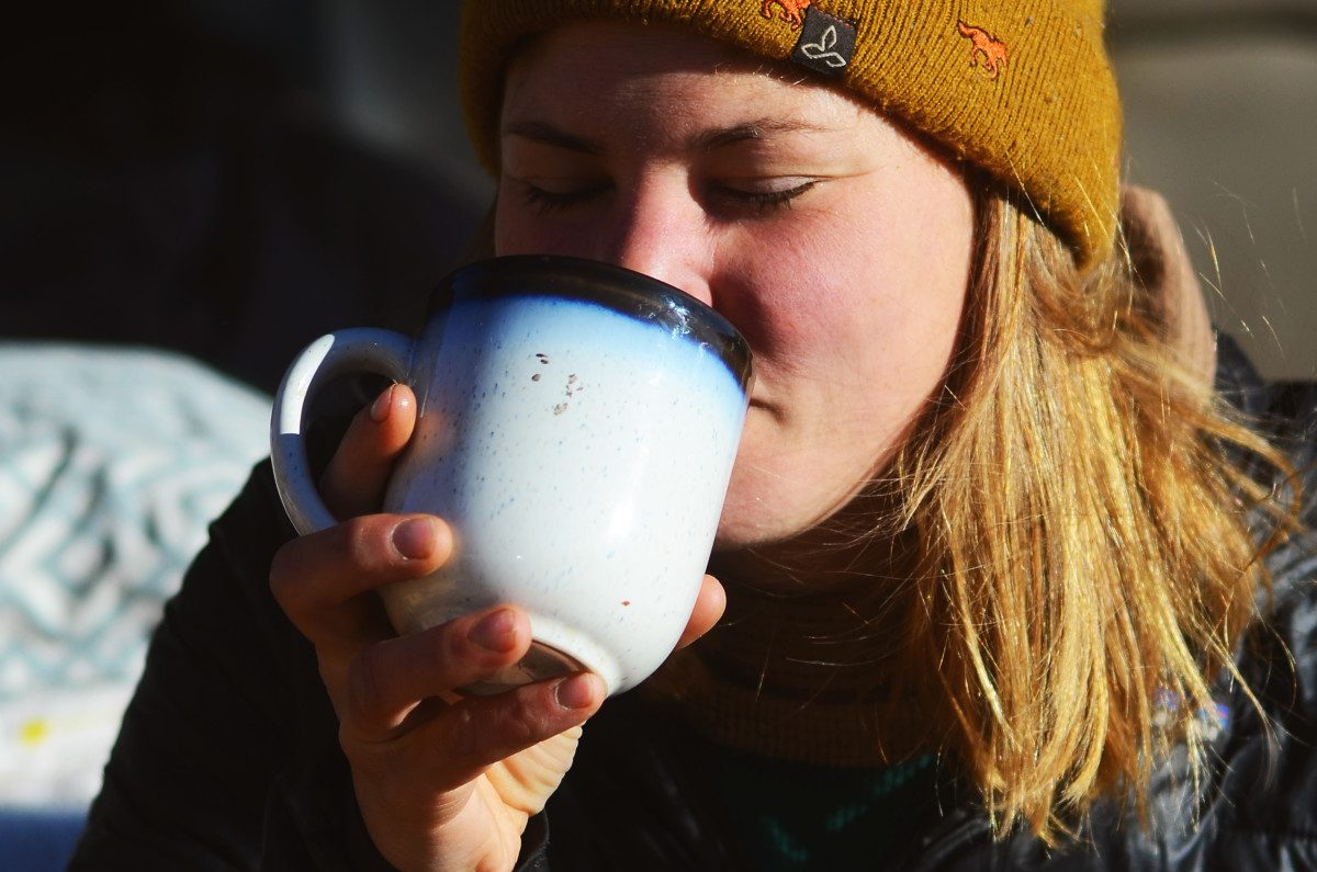Kate Sabo and her styling mug