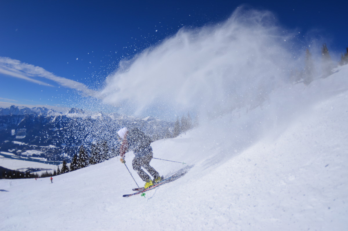 Skiing is fun!