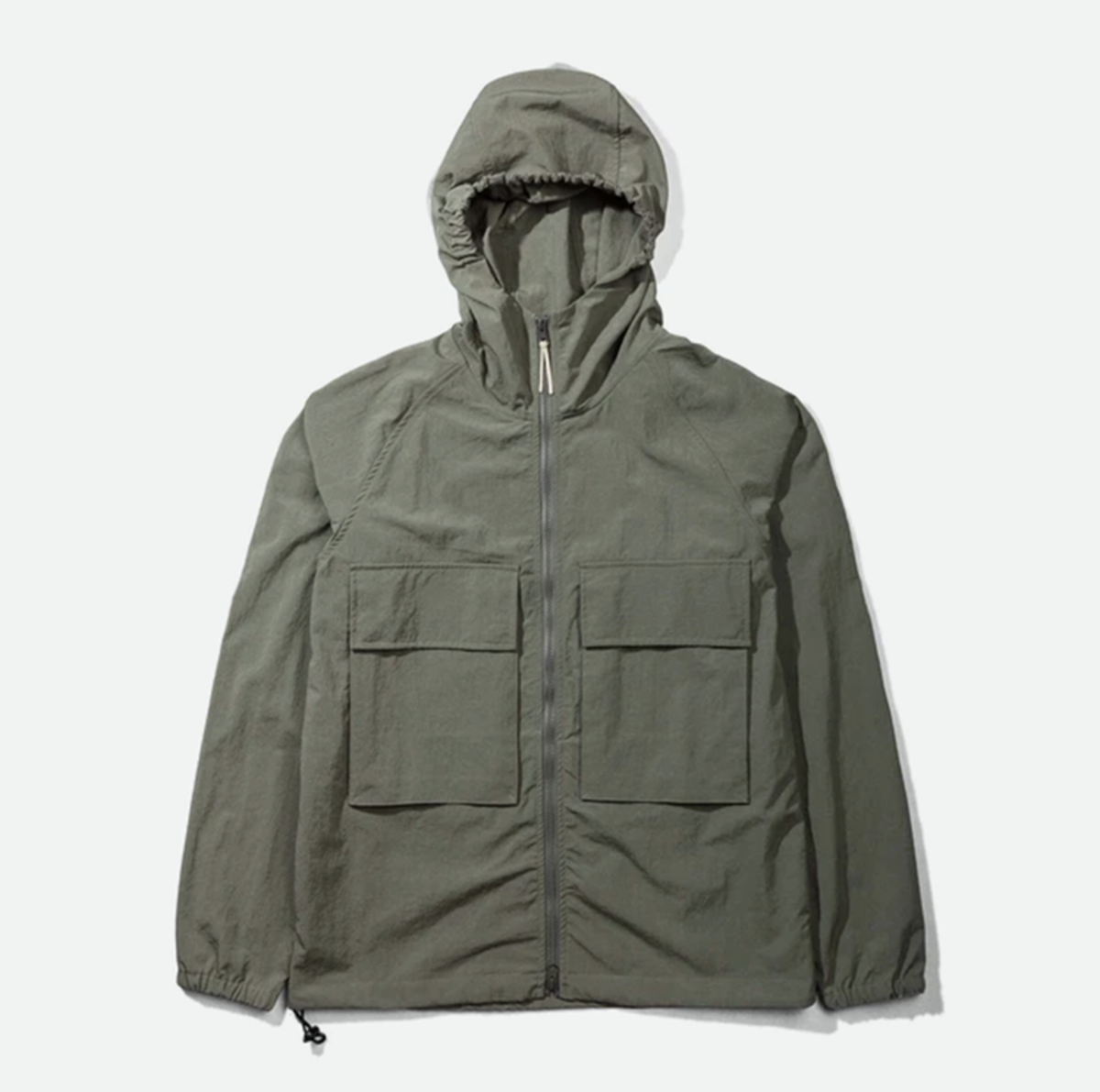 Native North Hooded Windbreaker Jacket