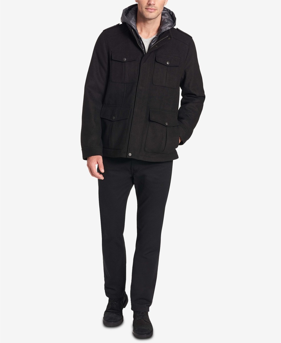 Dockers Wool-Blend Four-Pocket Coat