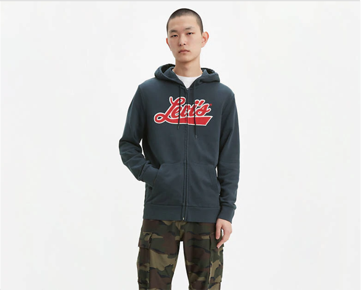 Levi's Script Zip Up Hoodie
