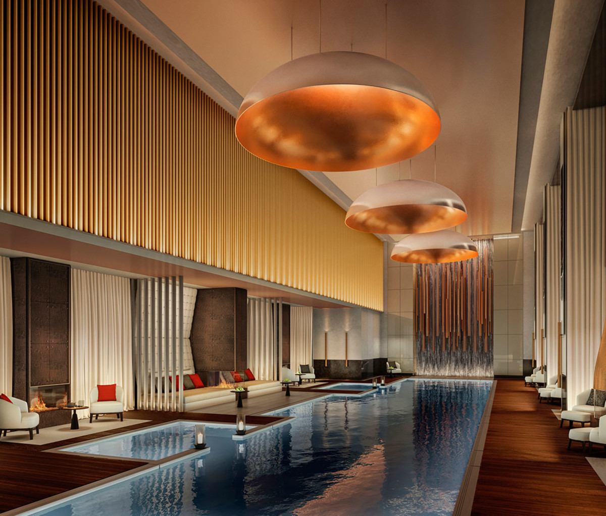 Aman spa pool
