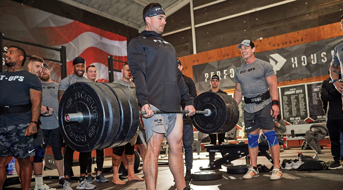 John Cena Coaching FitOps athletes.