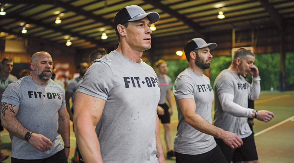 John Cena with Matt Hesse at FitOps