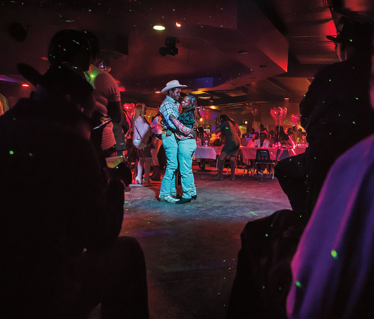 Wrenn and his wife at Club Black Castle, in Ruleville, Mississippi