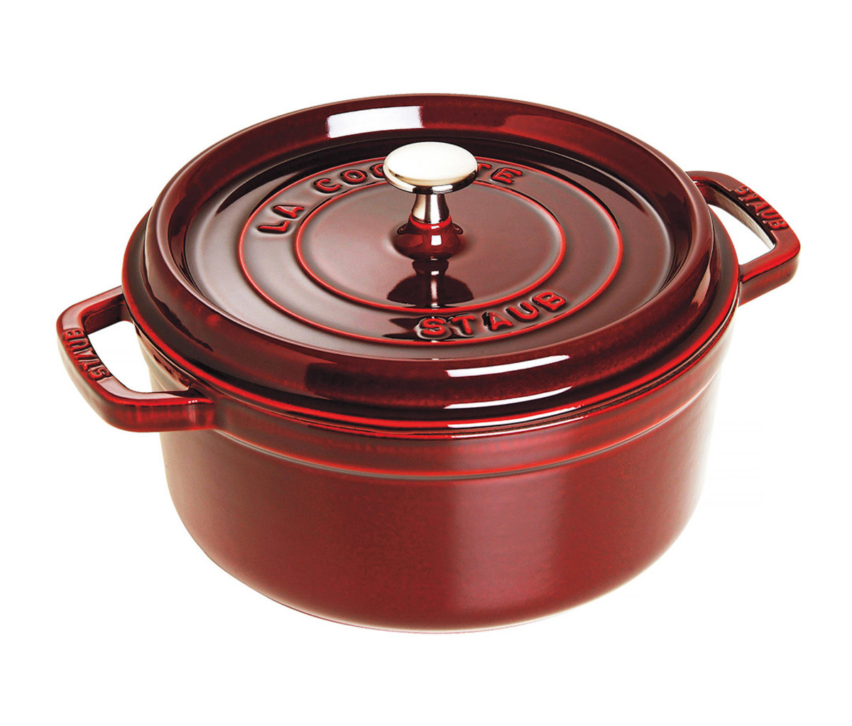 Cast-Iron Round Cocotte by Staub