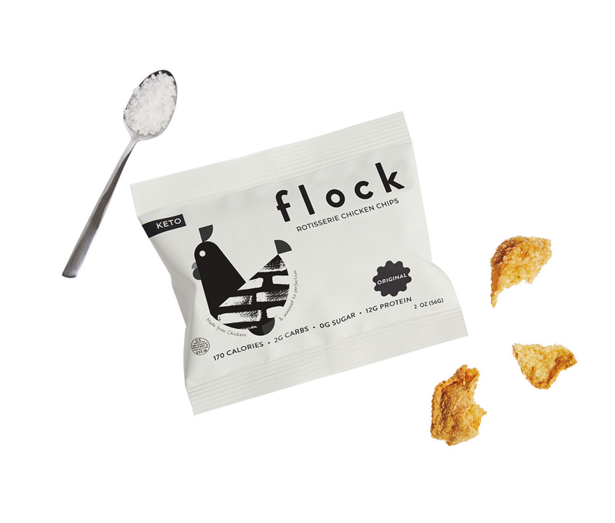 nutritious snacks; Flock Rotisserie Chicken Chips