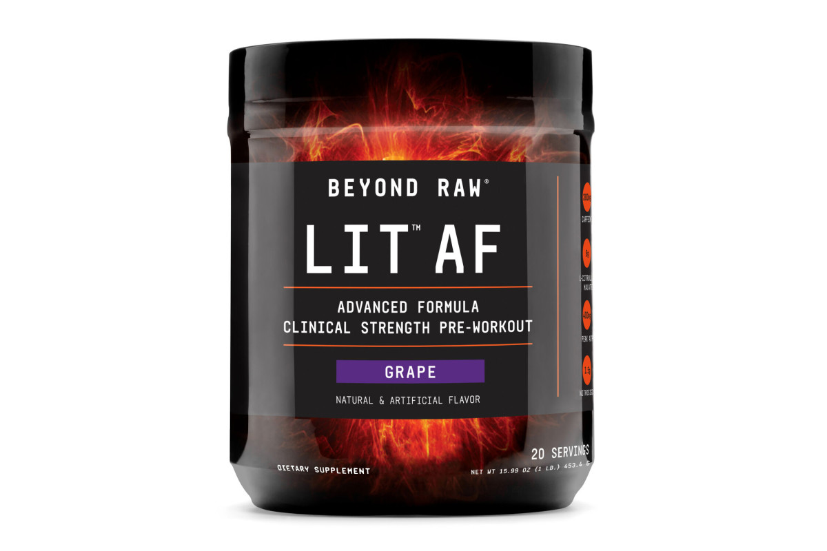 Bulk Up During Your Workout With Beyond Raw Lit AF Pre