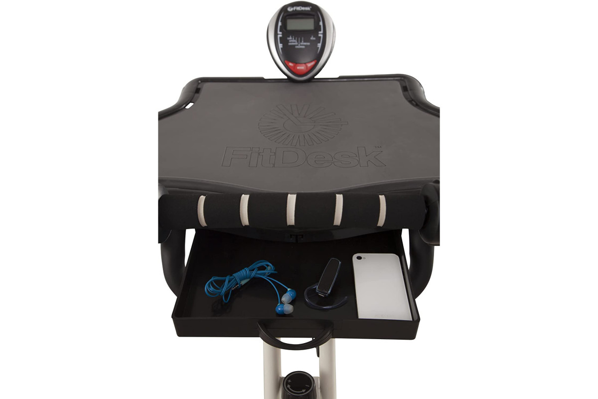 combination exercise bike and desk