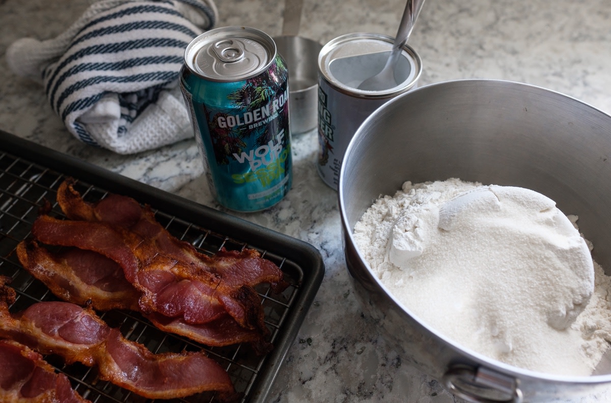 beer bacon bread ingredients