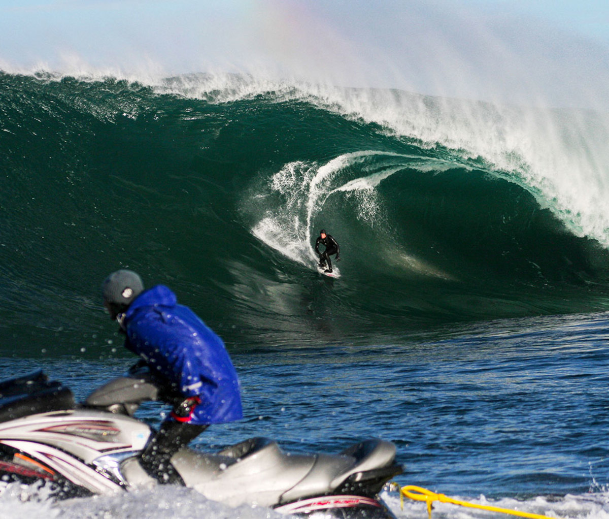 Surfing Shipstern in Tasmania, Australia