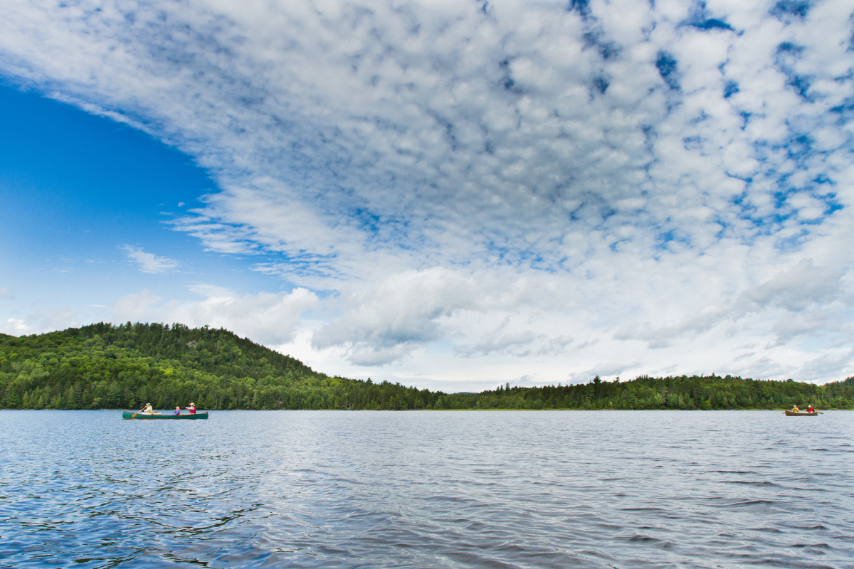 canoeing wilderness canoe trip Main allagash