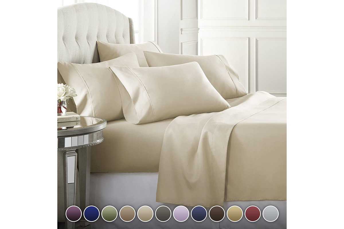 Danjor Linens 6 Piece Luxury Sheets Set