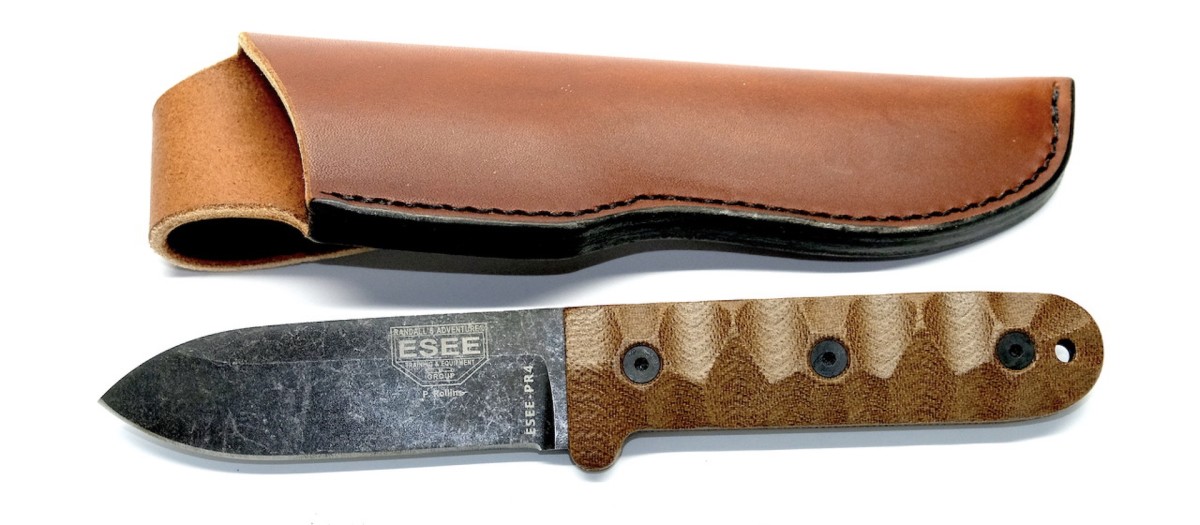 ESEE camp knife and sheath