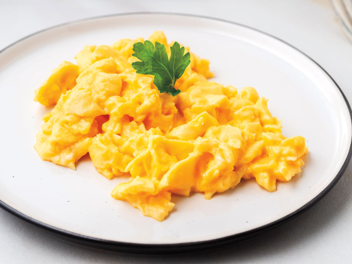 soft-scrambled eggs