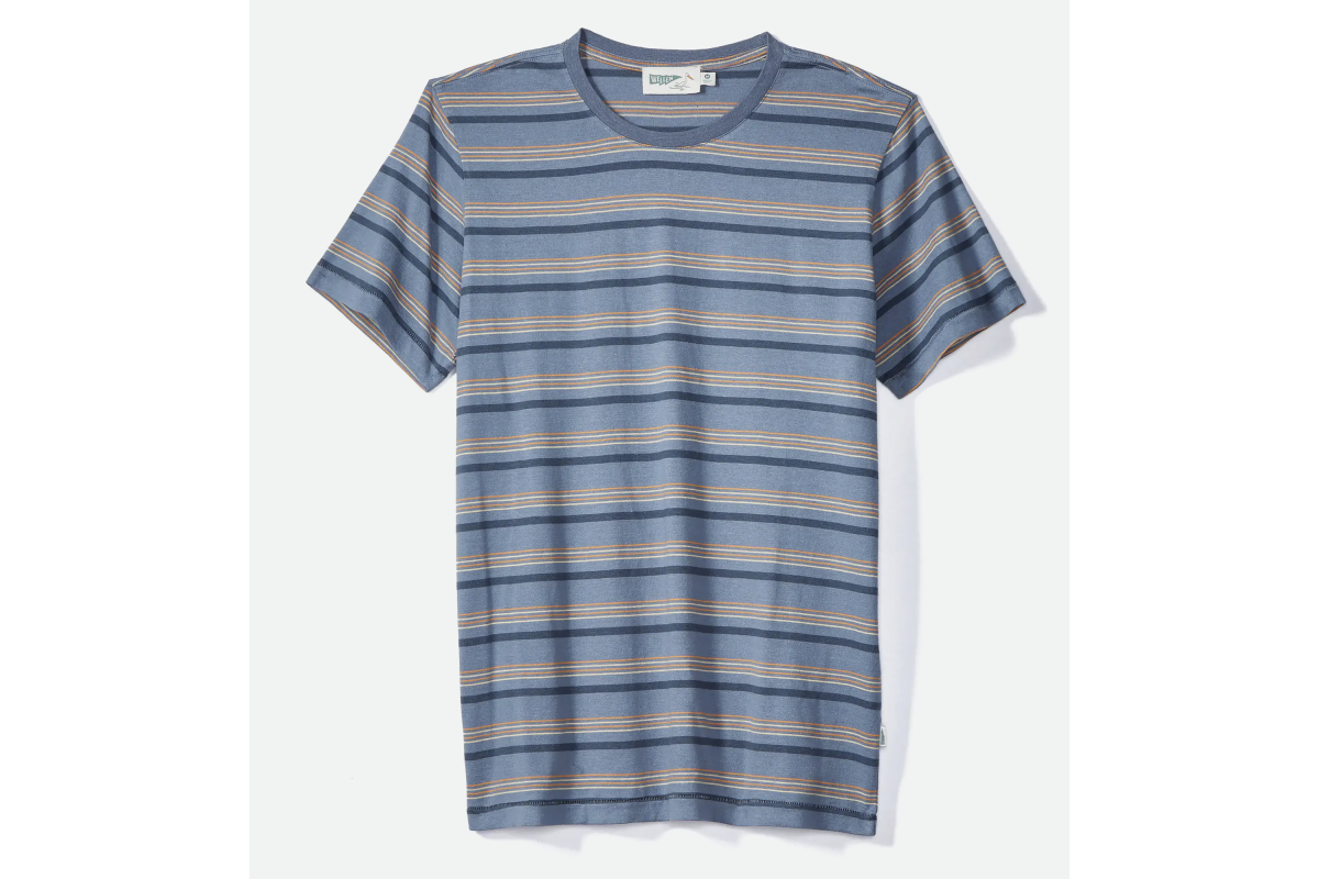 Wellen Hemp Stripe Tee Shirt