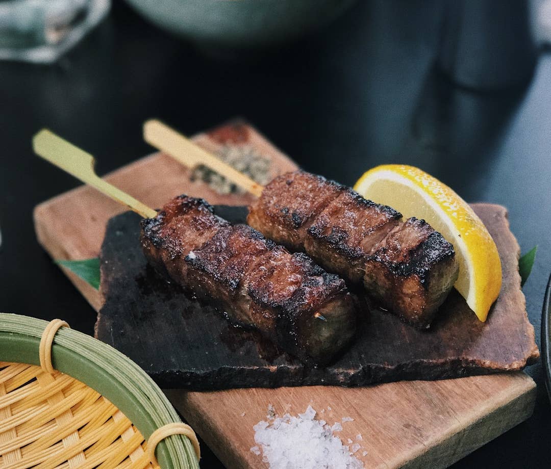 Steak skewers
