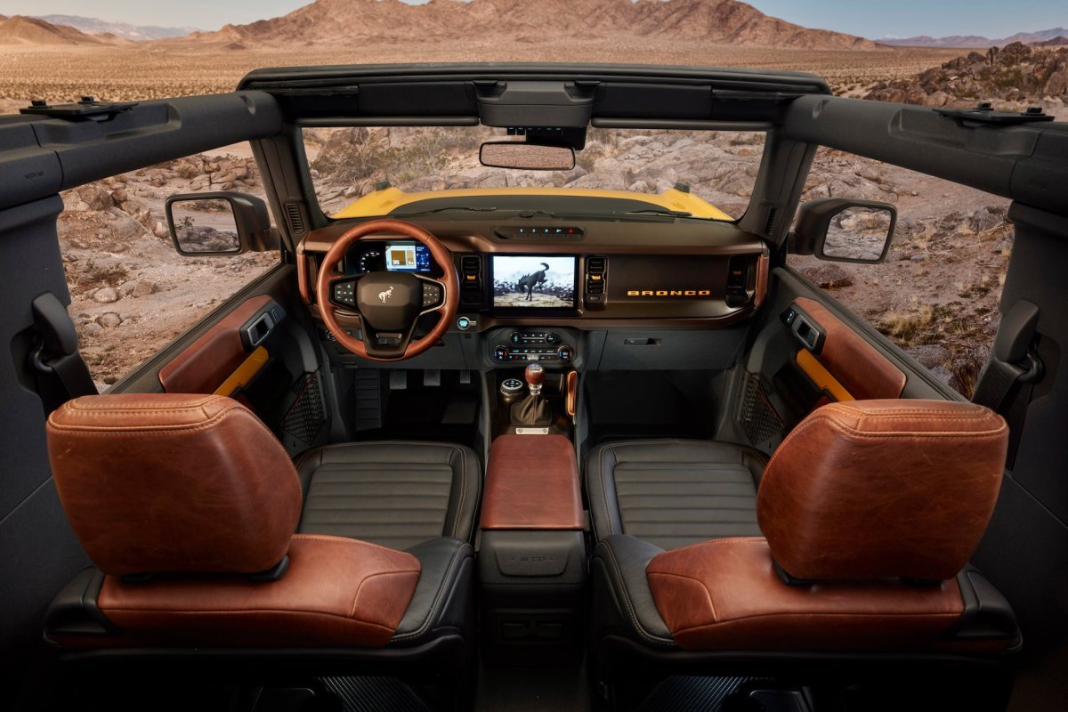 Ford Bronco interior