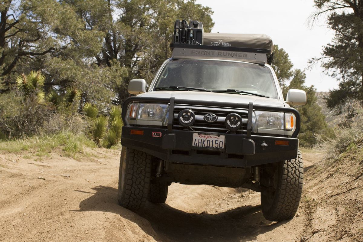 overland rig with used vehicle Toyota Land Cruiser