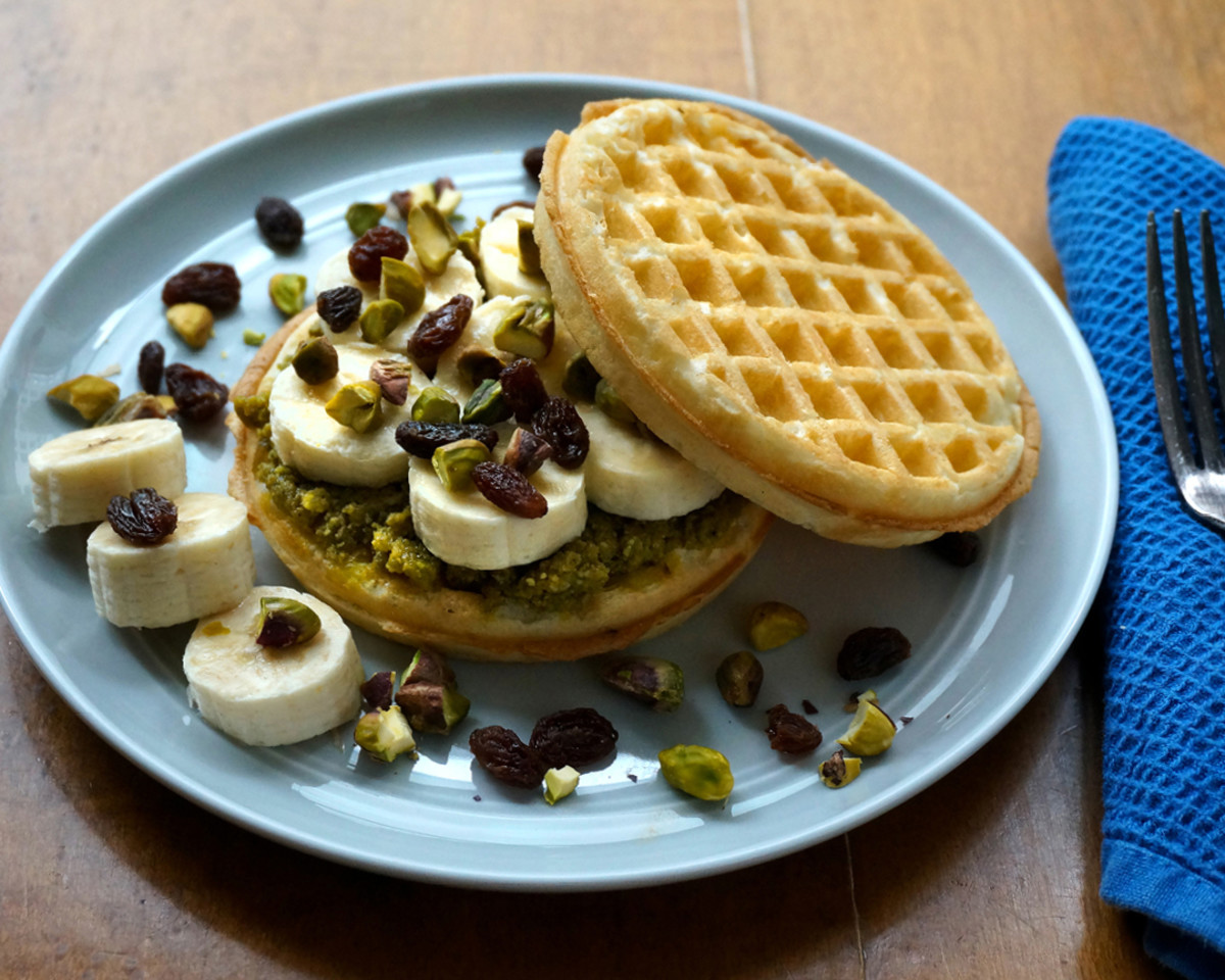 Plant Protein Waffle Sandwich