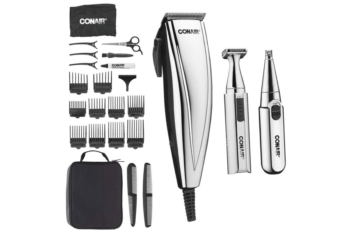 ConairMAN 3-in-1 Chrome Haircut Kit