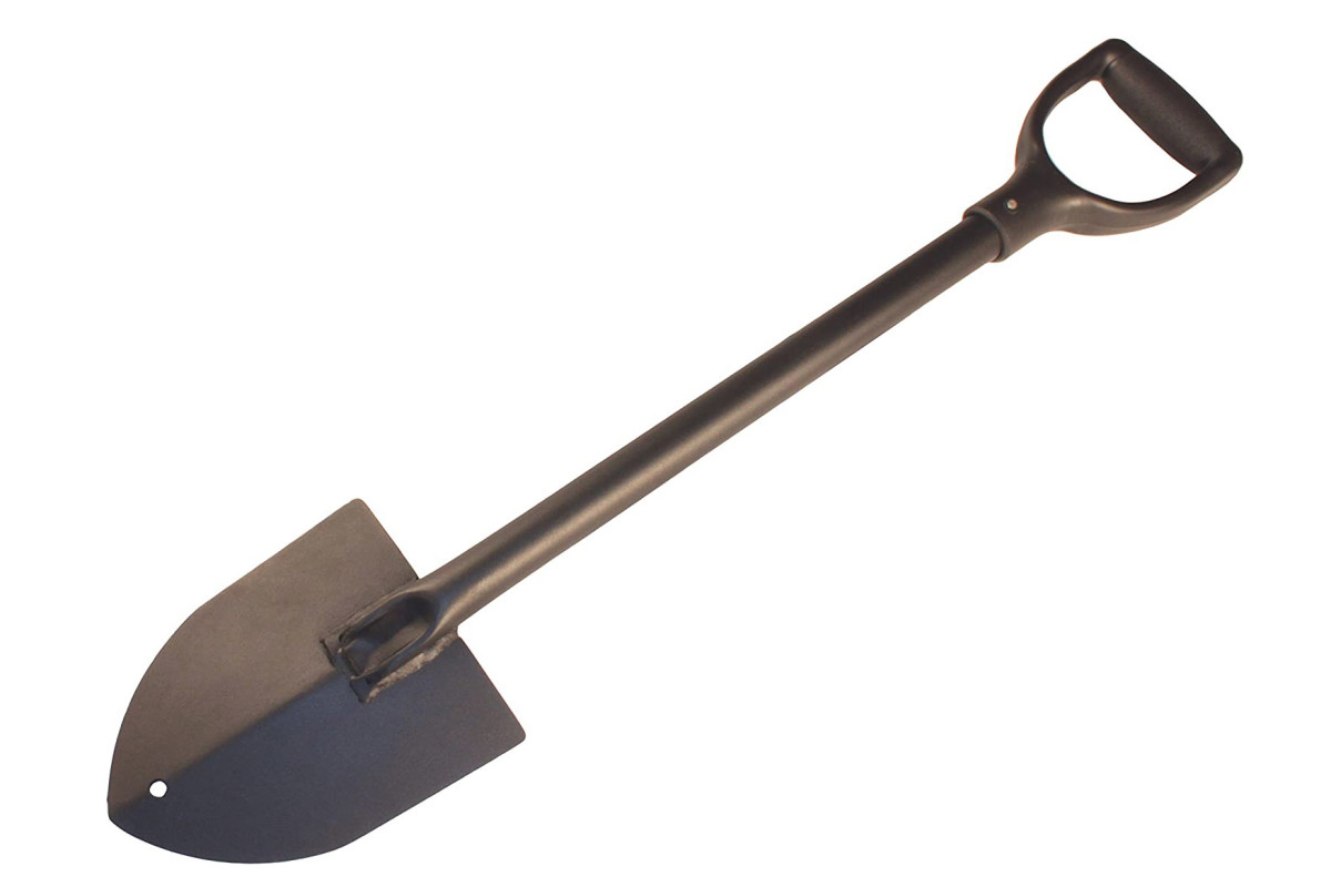 Bully Tools Steel Trunk Shovel With Poly D-Grip
