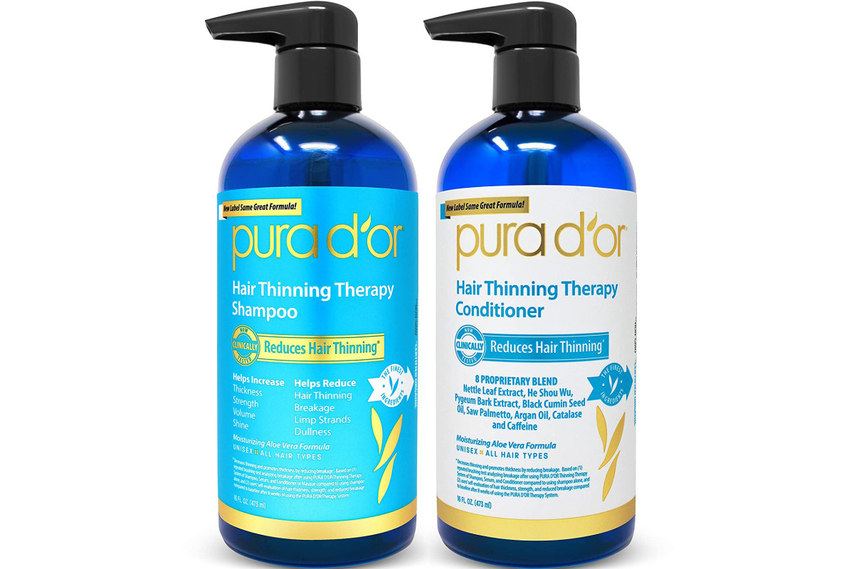 Pura D'or Hair Thinning Shampoo & Conditioner Set