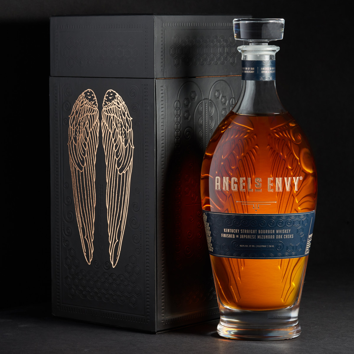 Angel’s Envy Kentucky Straight Bourbon Whiskey Finished in Japanese Mizunara Oak Casks
